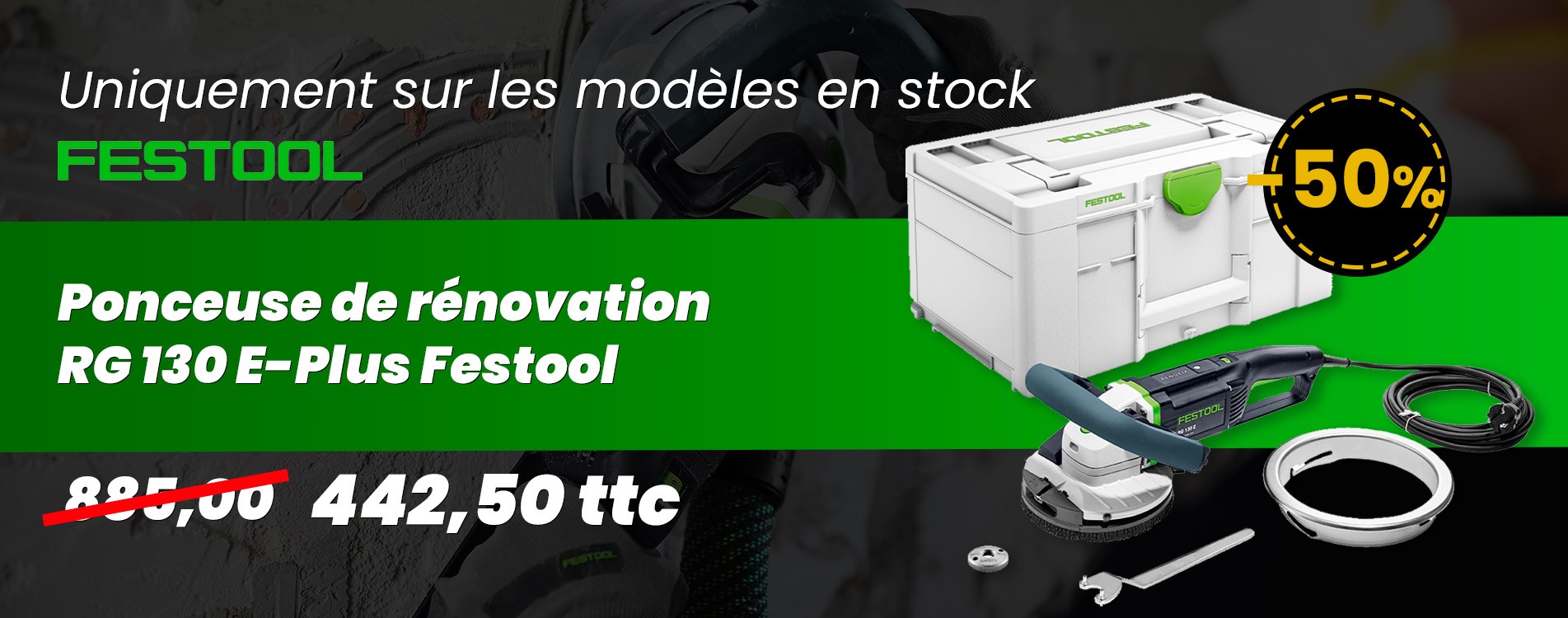 Ponceuse De Rénovation RG 130 E-Plus Festool